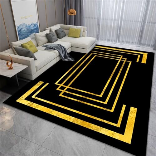Tapis de chambre rectangulaire moderne deco gris personnalisable