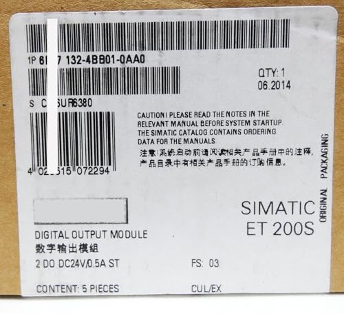 Module PLC 6ES7132-4BB01-0AA0 pour automates | Lot de 5 modules électroniques - 3