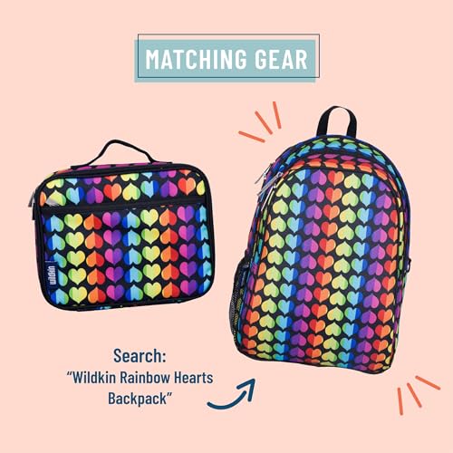 image for Wildkin Kids Insulated Lunch Box Bag for Boys & Girls, Reusable Kids L