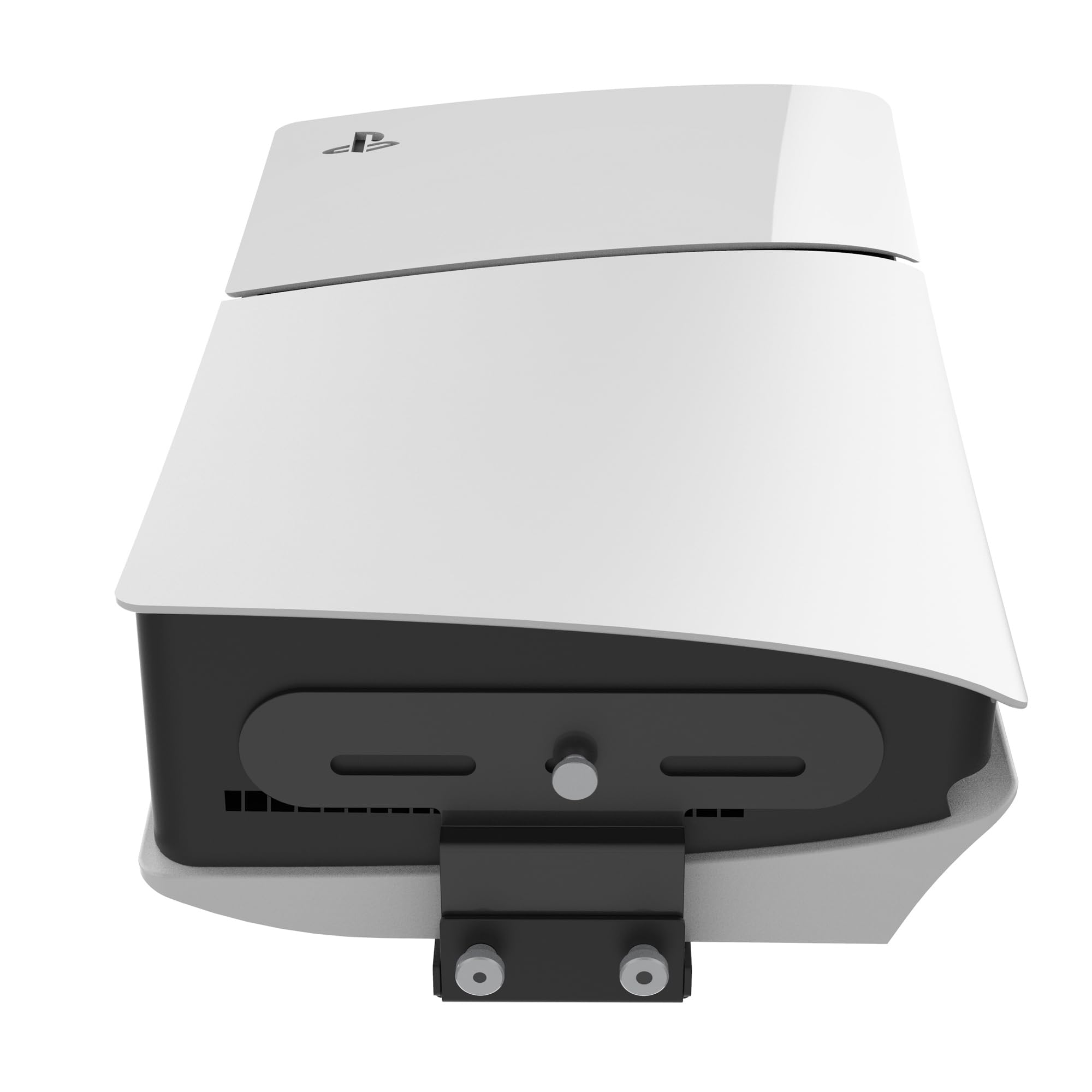 Monzlteck Wandhalterung für PS5 Original und Slim (Digital und Disc) - Stabile Stahlhalterung Mit Controller-Halterung