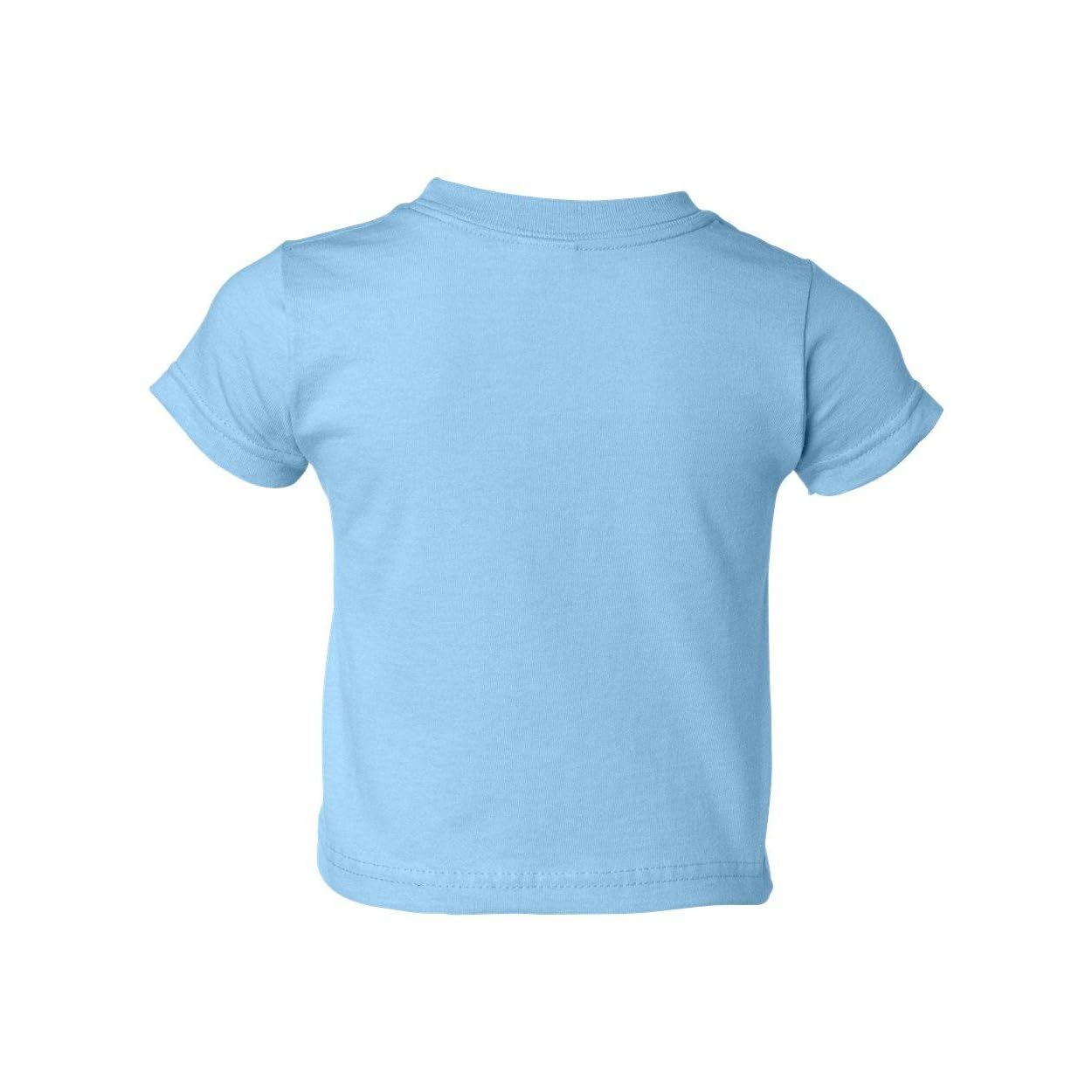 Rabbit Skins 5.5 oz Little Kid Short-Sleeve T-Shirt, 2T, Light Blue