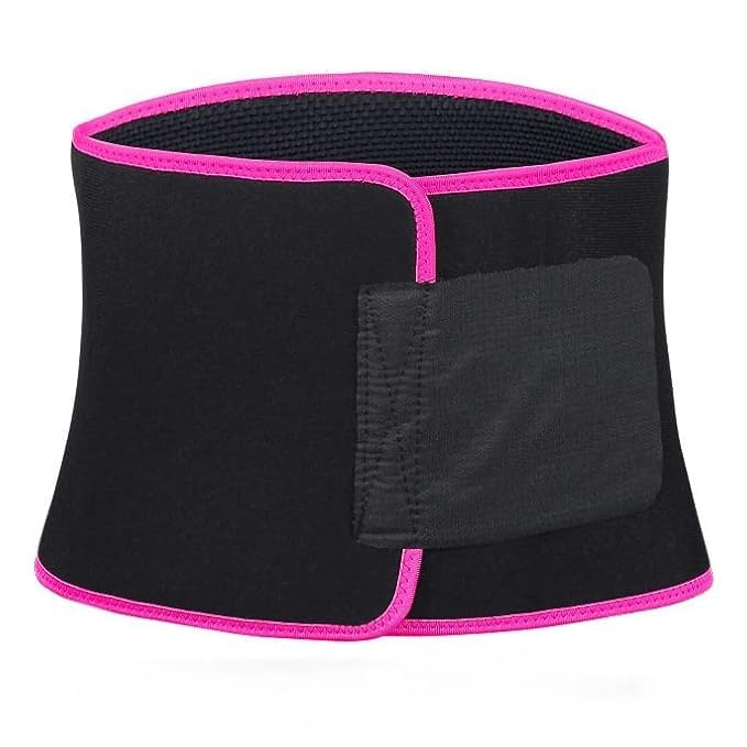 Image of Weight Loss Hot Slimming Belt for Men, Women Belly Sweat Slim Belt Neoprene Fat Burning Sauna Waist Trainer Healthy Sweat, Weight Loss, Lower Back Posture