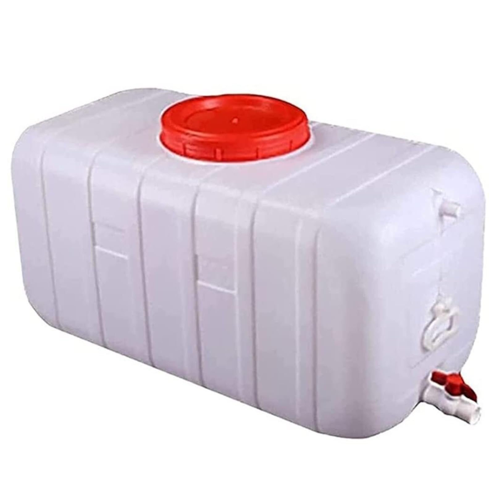 Contenedor de agua con grifo, 25L/50L/100L/150L/200L Contenedores de almacenamiento de plástico al aire libre Camping Caravana Carrier Fluid Jerry Can