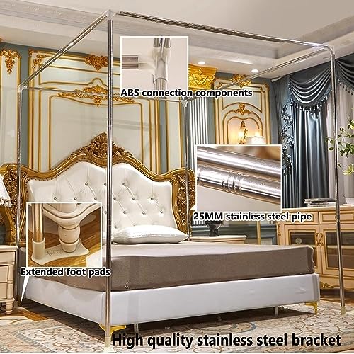 Mosquitera con bordes de volantes de alta gama para una decoración de dormitorio exclusiva 8