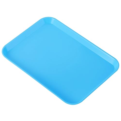 JMU Bandejas de instrumentos dentales bandeja plana de procedimiento de plástico autoclavable 1325 x 975 pulgadas tamaño B 1325 x 975 pulgadas azul 1