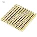 Dowel Screw, 10pcs 6 * 60mm Zinc Plating Dowel Screw Double Sided Screw Double Ended Screw Wood to Wood Woodworking Furniture Connecting Fixing Dowel Screws