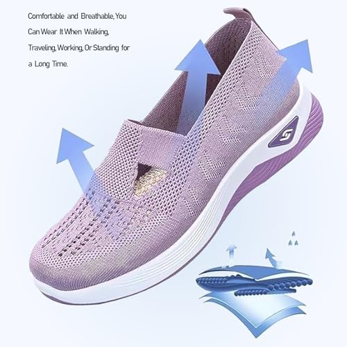 Orthopedic Shoes for Women, Zapatos Ortopédicos para Mujer, Orthoture Womens Shoes Breathable Soft Soled Comfort Wear Walking Shoes2