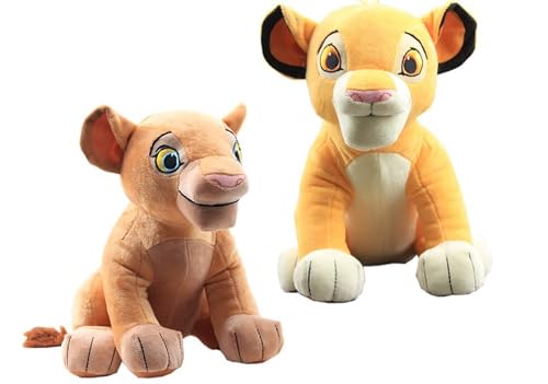 Nuciferi Lion Family King Members Plush Toys, Cute Simba Nala Stuffed Plush Figure Toys, Papa Mufasa Doll (Simba Nala & Mufasa) #TOP1