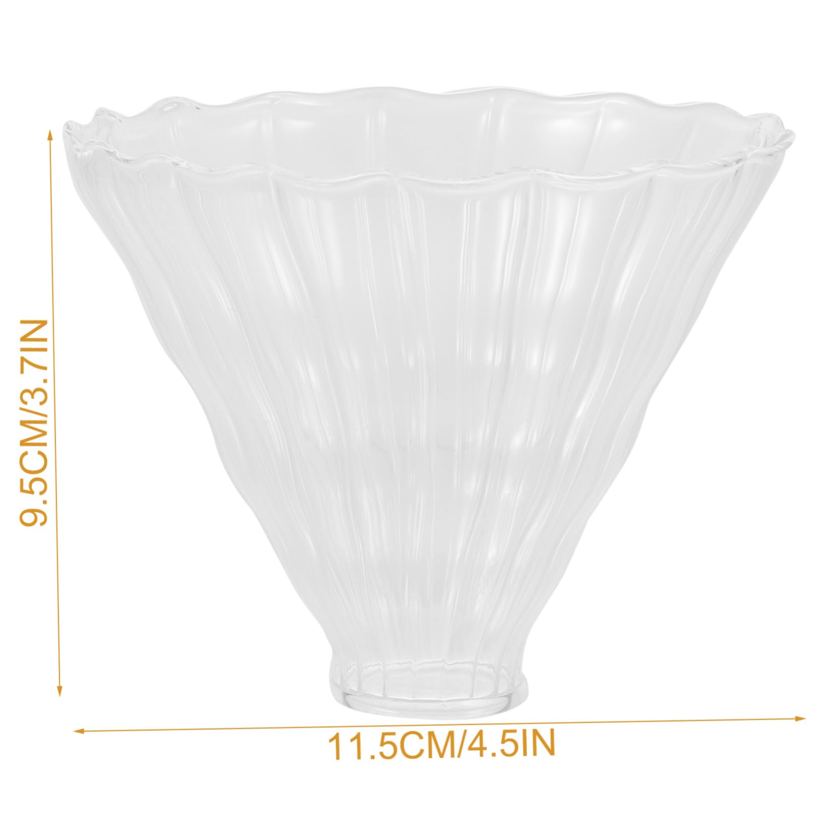 KOMBIUDA 2 Piezas Embudo De Vidrio Fabricante Verter Café Reutilizable Filtros Filtro De Café De Coffee Essentials Goteo De Café Lento Embudo Para Cafetera De Goteo