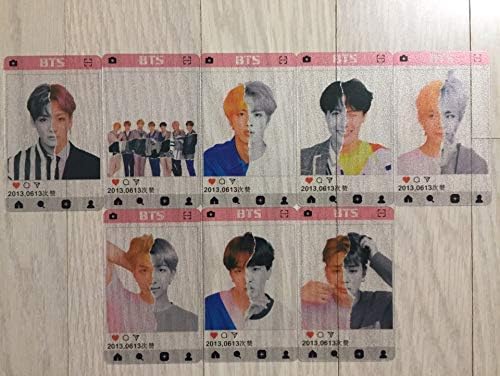 Amazon Co Jp 8ピース Bts 防弾少年団 透明プロフィール Instaアルバム ロモ カードセット 写真ポストカード Bangtan Boys Photo Card 家電 カメラ