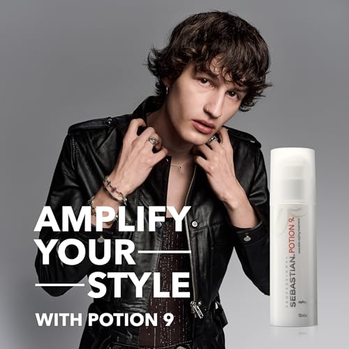 Rock Mop Cocktail Set | Sebastian Professional Potion 9, Leave-in Conditioner and Styling Treatment, 5.1 oz + Sebastian Dark Oil Lightweight Hair Styling Oil, 3.2 oz | Nourishing Blend of Natural Oils