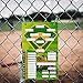 Magnetic Baseball Dugout Board Set Magnetic Baseball Lineup Board with 100 Sheets Lineup Cards 80 Lineup Board Tabs 2 Snap Hooks 2 Dry Erase Markers for Softball Baseball Game (Classic Style)