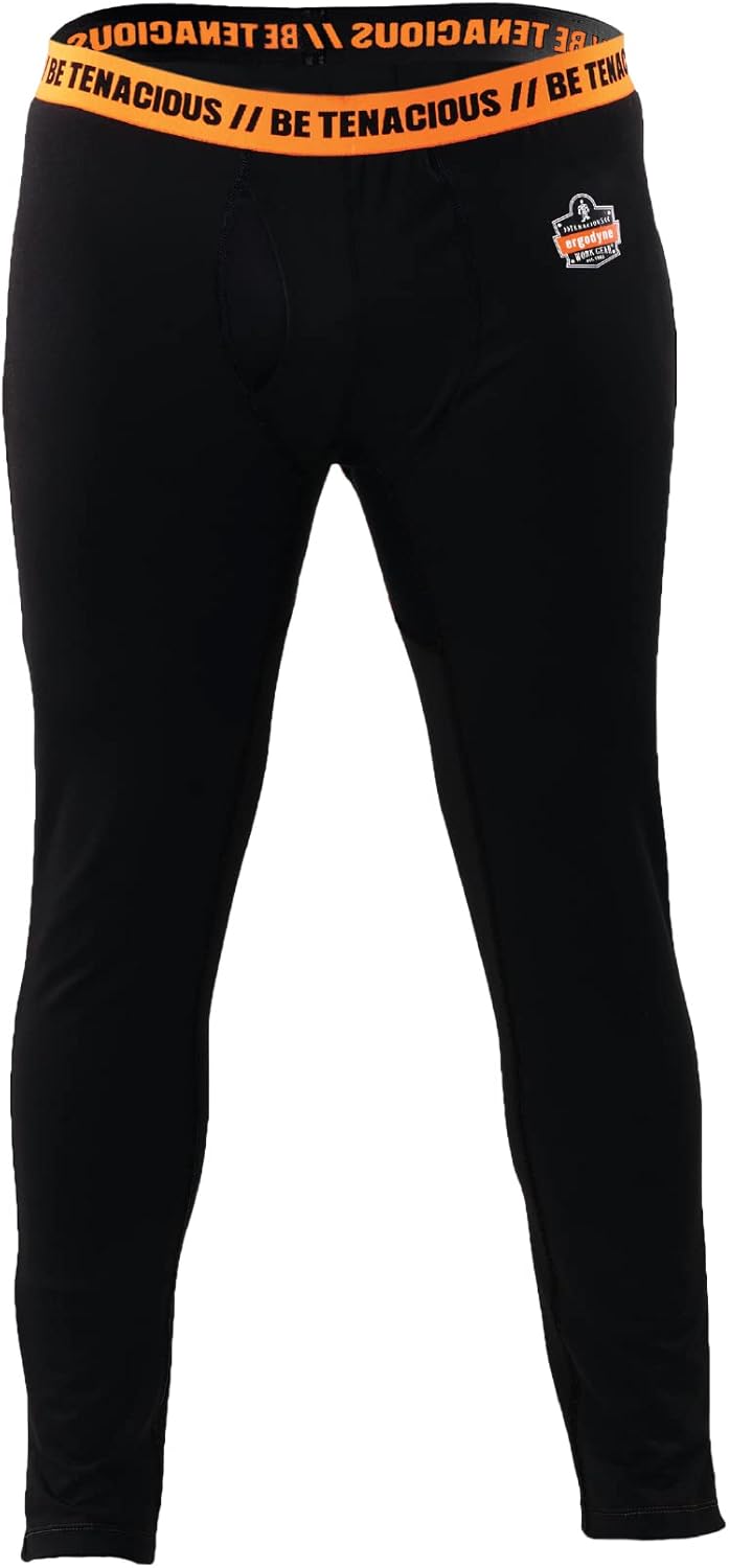 Ergodyne N-Ferno 6480 Men’s Midweight Base Layer Pants, Performance Fit, Breathable Material