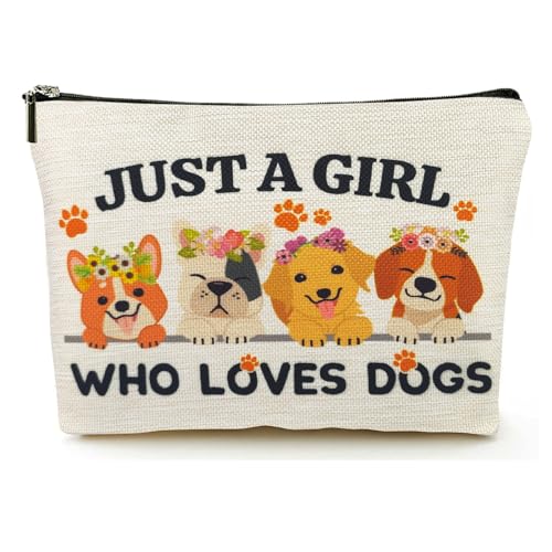 Animal Dog Lovers Gifts Makeup Bag, Personalized Dog Themed