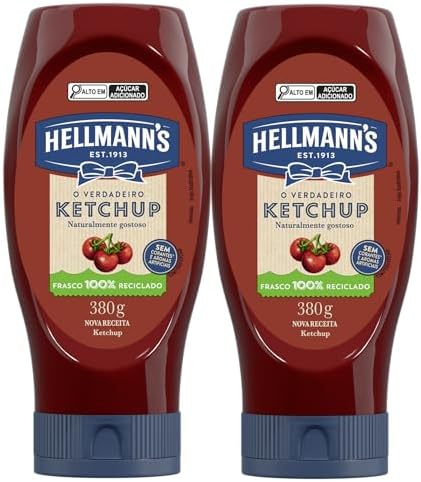 Pack Ketchup Hellmann's Squeeze 2 Unidades 380g