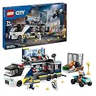 LEGO City Police Laboratory in Truck Toys, Police Set for Children from 7 Years, Gift for Boys and Girls with Quad, Plus 2 Police Officers, 1 Scientist and 2 Crooks Minifigures 60418