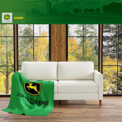 Image of Collectibles John Deere Bedding Super Soft Cozy Plush Throw, 46 in x 60 in, (Officially Licensed Product) By Franco