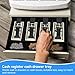 Cash Register Drawer Insert Tray 4 Bill 3 Coin, Money Tray Cash Register Drawer Insert Tray Storage Organizer Drawer for Supermarkets Shops Commercial Currency Black (4 Bill 3 Coin)