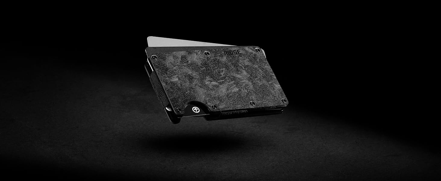 Ridge Wallet for Men - Slim Minimalist Compact Wallet and