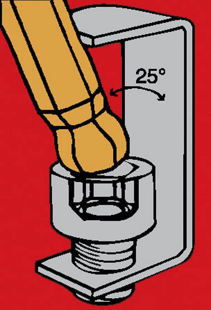 Bondhus 16609 5/32 "con extremo de bola destornillador hexagonal punta con Briteguard acabado (2 piezas)
