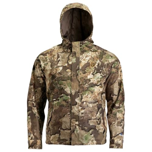Image of SCENTBLOCKER Men's Lightweight Waterproof Breathable Camo Rain Jacket