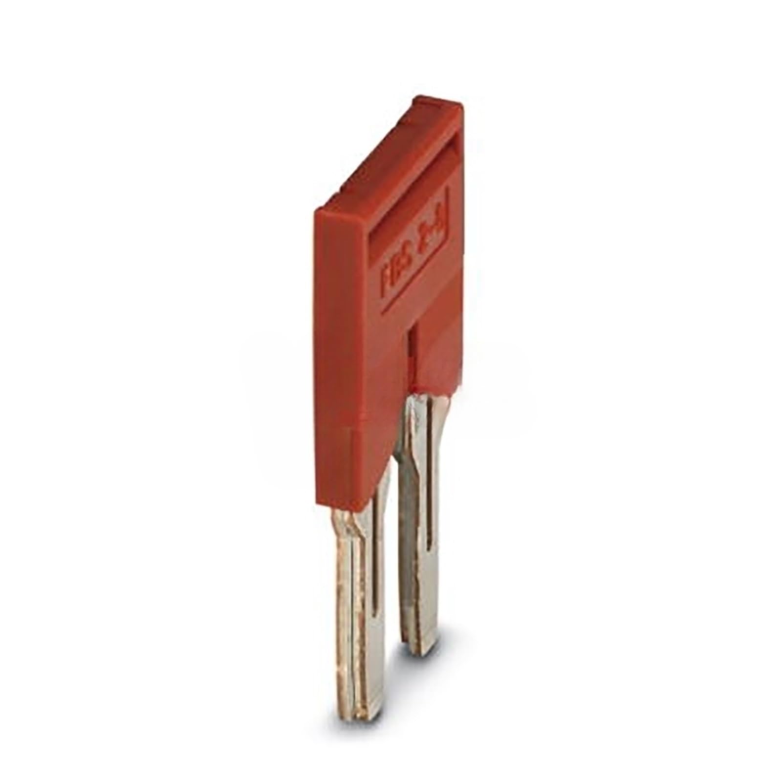 Puente enchufable FBS 2-8 rojo de dos polos para optimizar el espacio en cuadros 2
