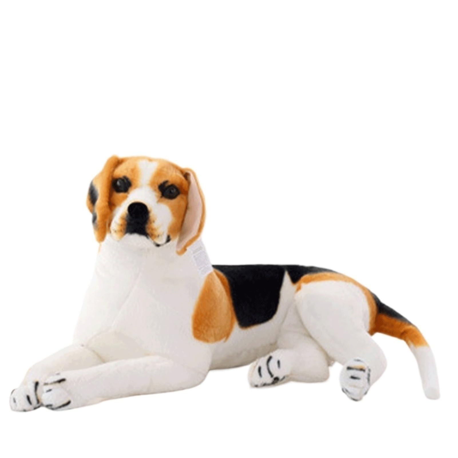 HOMEXYLYL Realistic Dog Plush Toy, Multi-Breed Stuffed Animals, cuddly Throw Pillow Decorative Figurines for Pet Lovers(Beagle,75cm/29.5in)