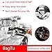 BagTu Coffee Machine Cleaning Brush with Spoon Tool Set for Espresso Machine Group Head,Pack of 3,Black