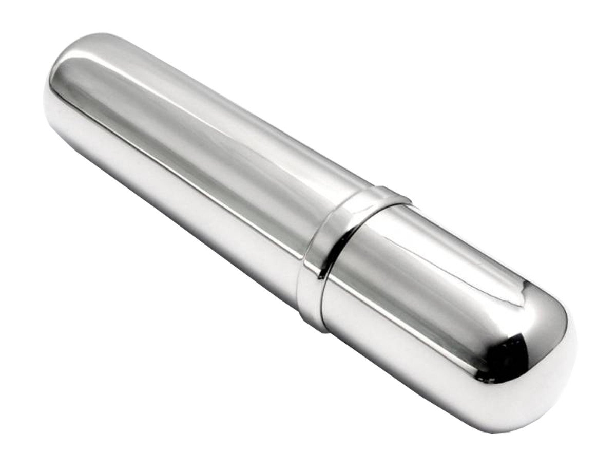 ArfasattiCigar Tube 925 Sterling Silver Cigar Case for Cigars 1/2 Toscano Handmade in Italy