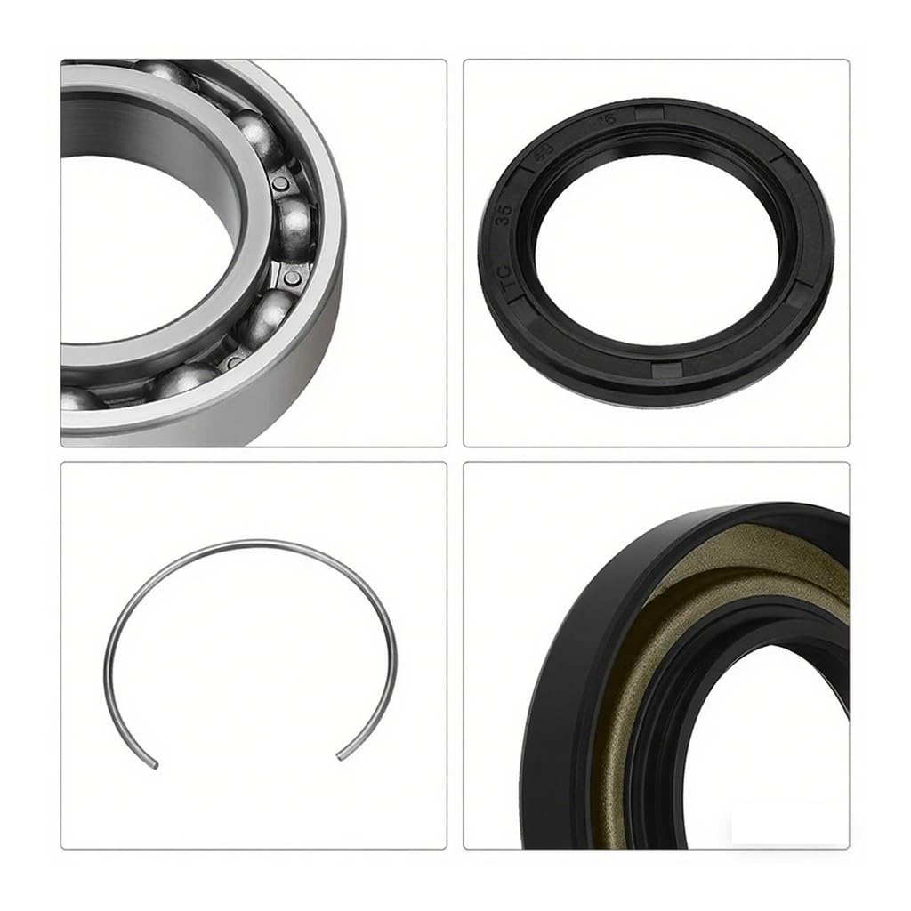 Rear Differential Bearing Seal Kit for 420 4x4 2x4 F 500 520 2012-2024 91053-HR3-W51 91062-HP0-A01 96100-60073-00