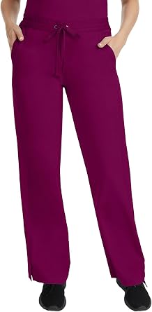Healing Hands Purple Label Taylor Womens Pants Mid Rise 2 Pockets | Modern Fit, Pull-On Closure, Back Elastic Waistband, Side Vents, Easy Care, For Professional Wear