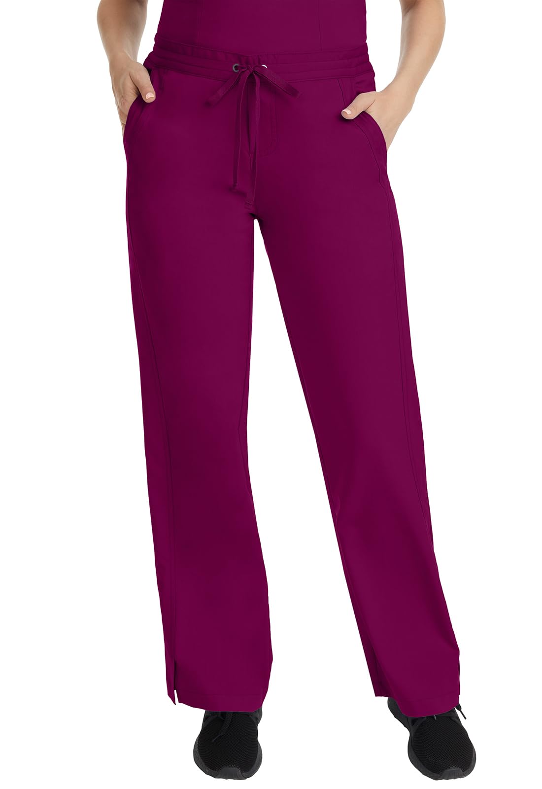 Healing Hands Taylor Women's Pants Mid Rise with 2 Pockets & Back Elastic Waistband 9095