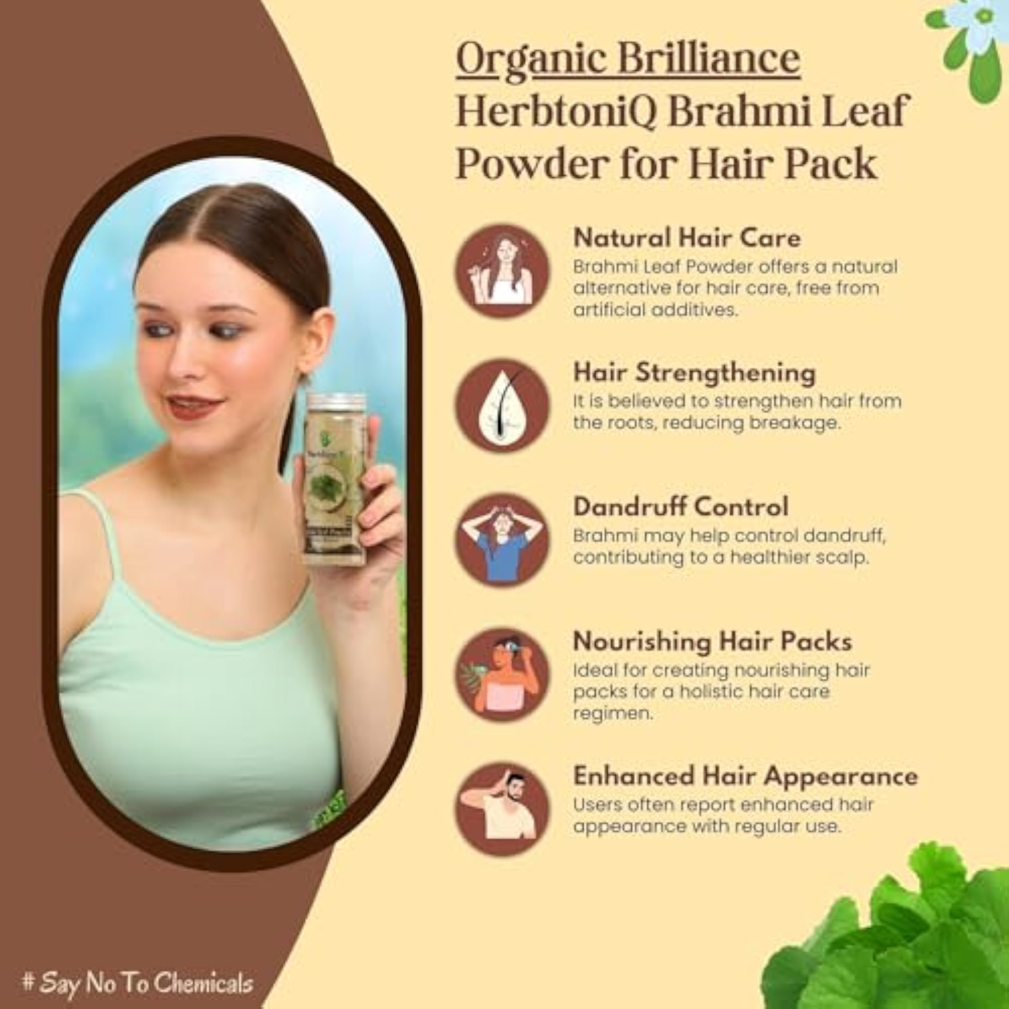 Hair Growth Pack, Jatamansi, Bhringraj, Brahmi & Nagarmotha Powders