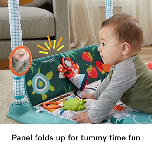 Fisher-Price Playmat 3-In-1 Crawl & Play Activity Gym With 5 Baby Toys For Newborn To Toddler Sensory & Fine Motor Play #TOP3
