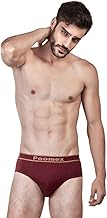 Poomex Men's Cotton Briefs - Pack of 5 (Assorted Colours)