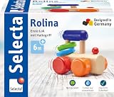 Selecta Lok-Greifling, 8,5 cm, Holz, 6 Monate - 3 Jahre, Lokomotive mit Klapperringen