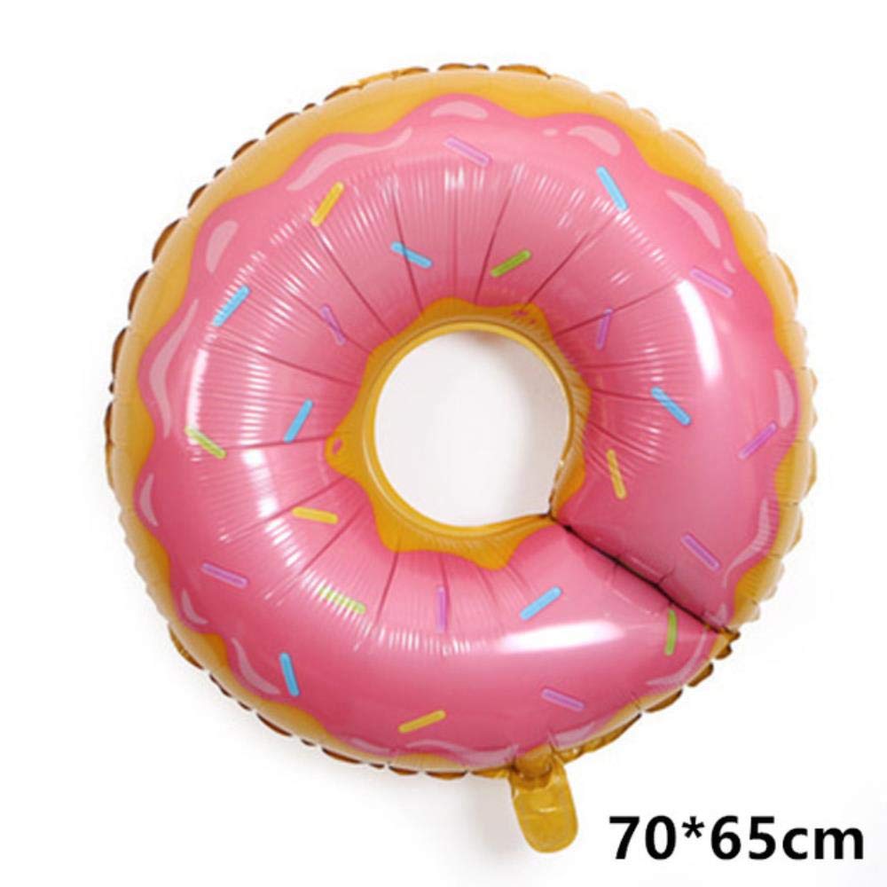 SELLA Donuts Lollipop Pizza Matcha Ice Cream Happy Birthday Party Wedding Balloons Decoration Candy Doughnut Foil Helium Baloon,1pc