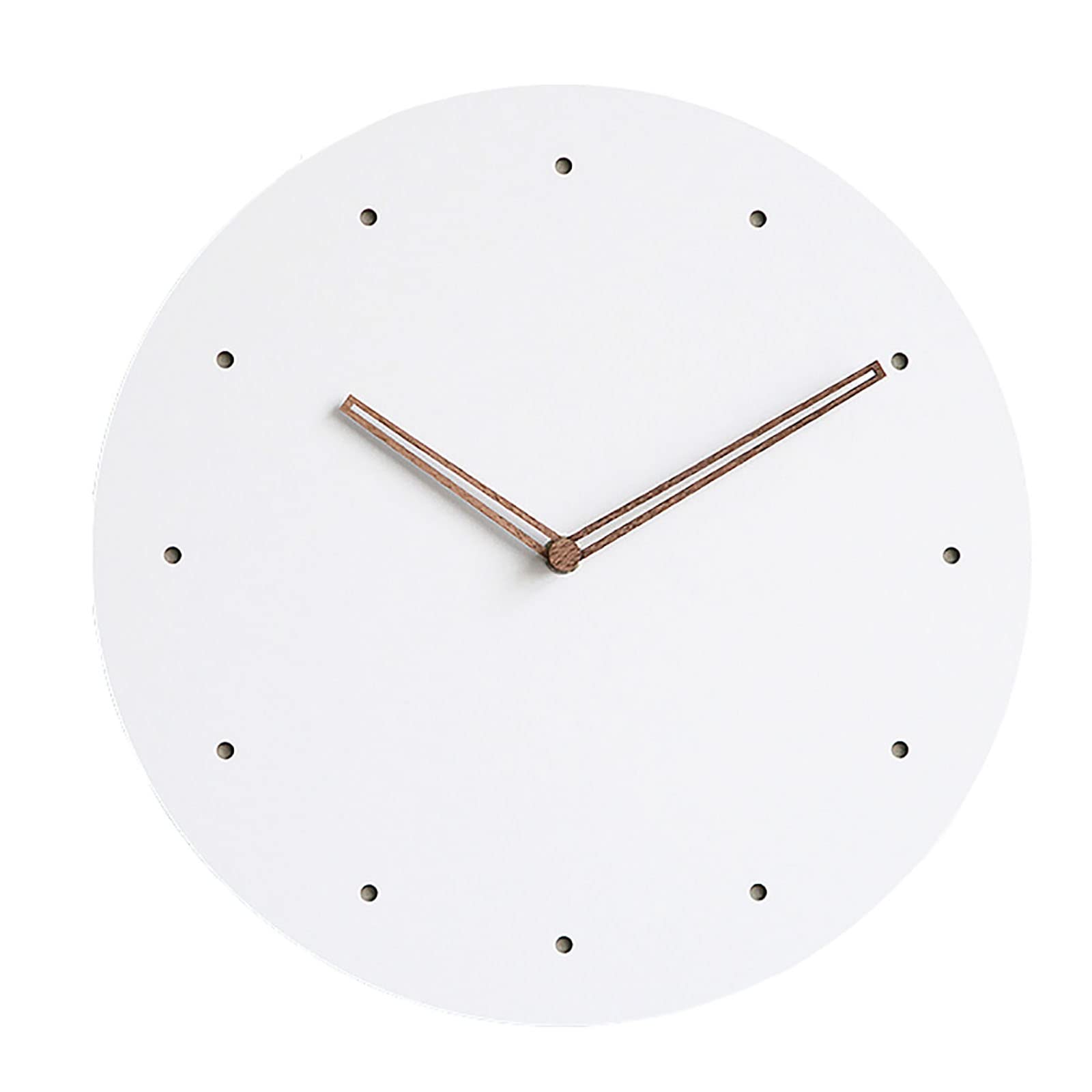 JATIBOSH Easy to Read Wall Clock Living Room Creative Nordic Clock Bedroom Mute Hanging Clock Battery Operated Decor Clock for Home Office School (Battery Not Included)