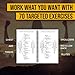 Workout Log Book & Fitness Journal - 25-Week Designed by Experts, w/ Illustrations : Track Gym, Bodybuilding & Crossfit Progress : Sturdy Binding, Thick Pages & Laminated, Protected Coverm, Pack of 2