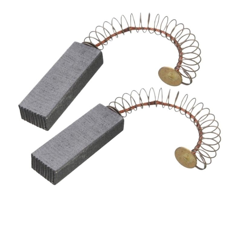 2/6 spazzole di carbone da 32 x 11 x 6 mm, spazzola elettrica in grafite per motore elettrico, martello trapano, smerigliatrice, ricambio per riparazione (2 pezzi)
