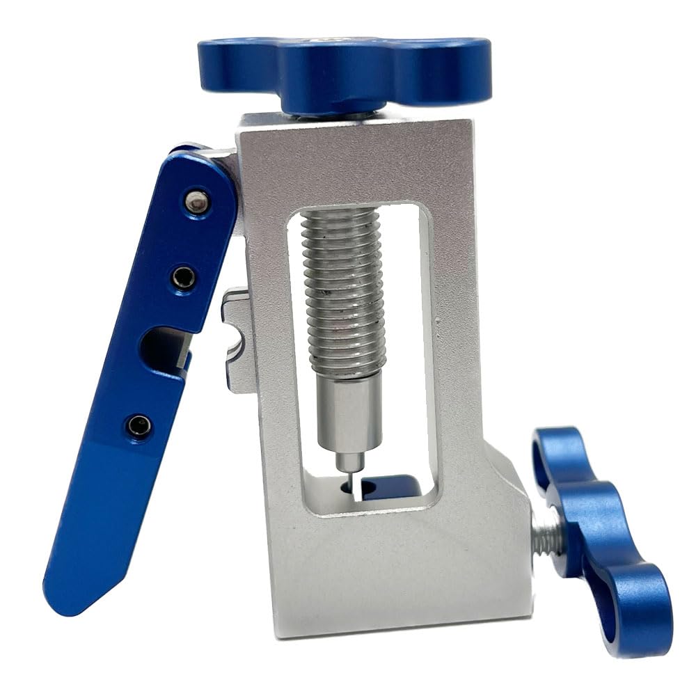 DEVMO 2 IN 1 Needle Driver Fitting Insert & Service Hydraulic Hose Cutter Tool,Bicycle Brake Lines Tubing Entry Device,MTB Road Bike Olive Head Press in Hydraulic Brake Lines Cutting Tools