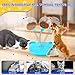 Vibbang Wackelndes Hunde Leckerli Spielzeugs, Futterball für Hunde, Intelligenzspielzeug Leckerli Ball für Hund, Hundespielzeug Intelligenz Ball, Slow Feeder Snackball Puzze Hundespielzeug