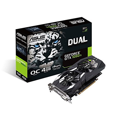 ASUS Geforce GTX 1050Ti 4GB ROG Strix OCエディション HDMI 2.0 DP 1.4 ゲームグラフィックスカード GTX 1050 TI DUAL OC 4GB V2 131205