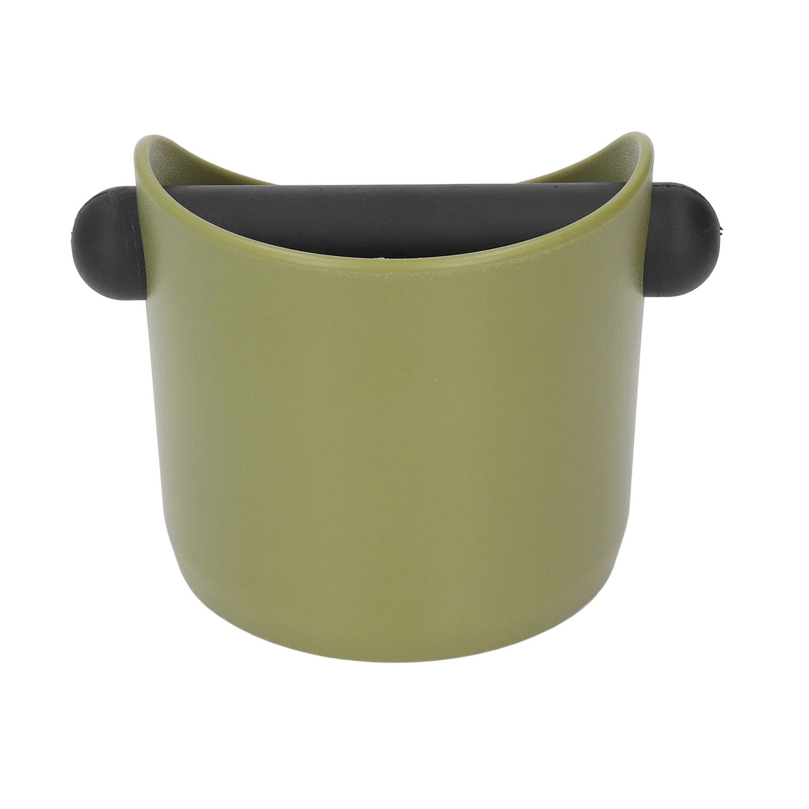 Peno Green Coffee Grind Dump Bin, Dishwasher Safe Rubber Non Slip Reduce Noise Plastic Coffee Knock Box For Kitchen