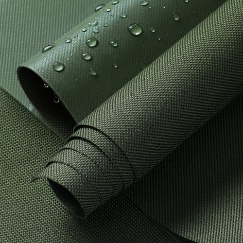 ANMINY 100% Waterproof Canvas Fabric by The Yard 58