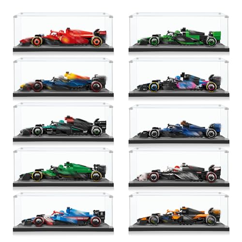 Image of Acrylic Display Case for Lego Speed Champions McLaren F1 Team MCL38 Race Car Toy, Dust-Proof Display Box for Lego 77251,Size:8.66x4.33x3.15 in(NOT Included The Model)