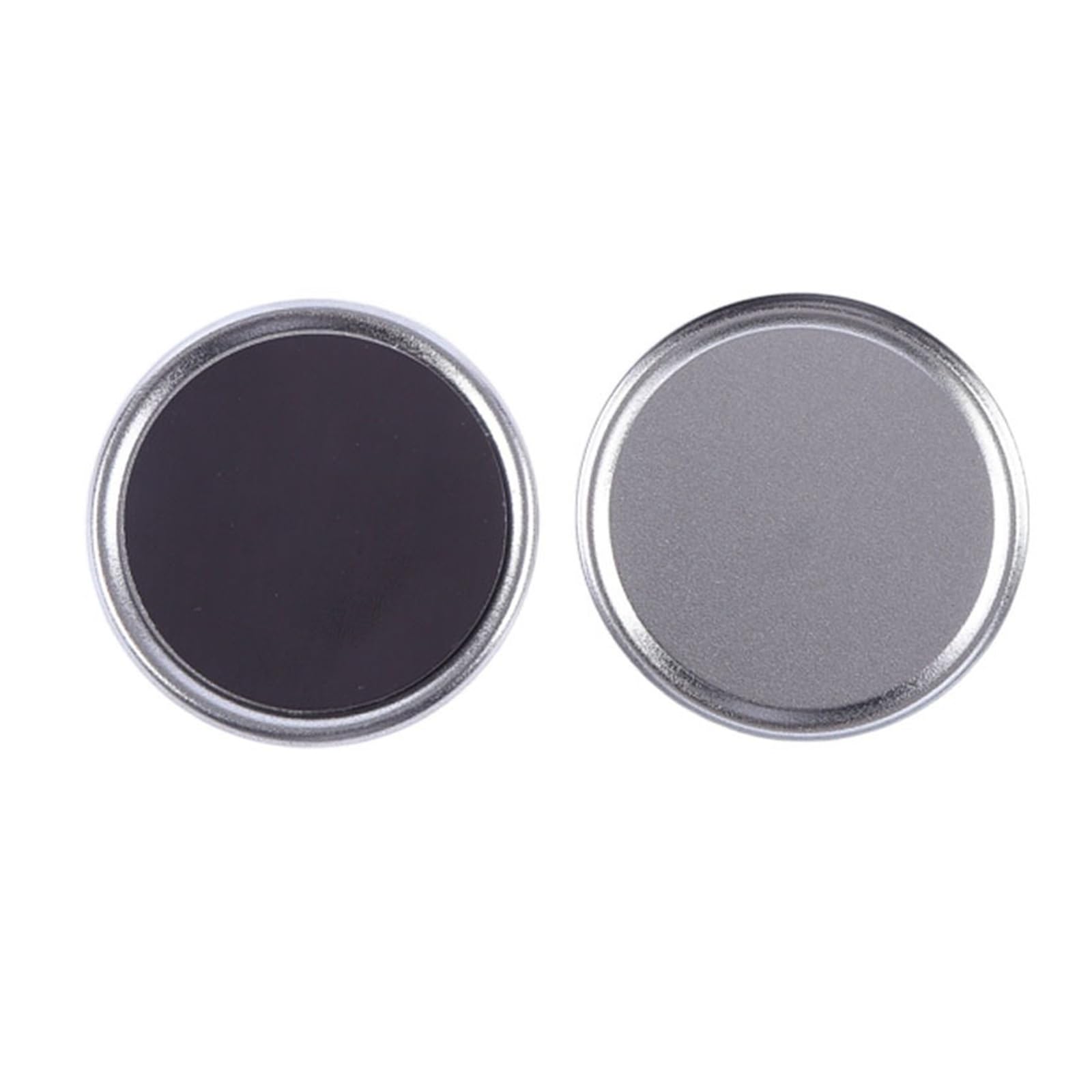 100 Sets Weißblech Weichmagnetische Kühlschrank Blanko Badge Materialien Pin Badge Set for Button Maker Maschine Kompatibel(25MM)