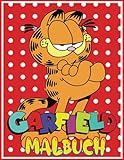  Garfield Malbuch: 90+ erstaunliche Illustrationen, gibt ein Gefühl von Leidenschaft, Aufregung und kann grundlegende Malfähigkeiten verbessern,