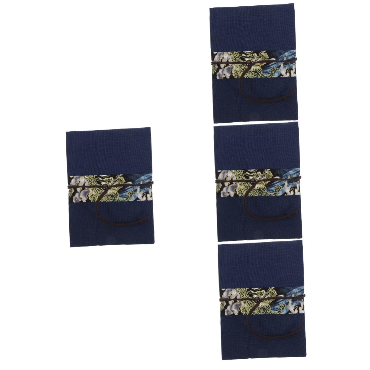 DOITOOL 4 Piezas Protector de Libro de Funda Decorativa Libros Cuadernos y Diarios Resistente y Estilizada para Protección y Diario