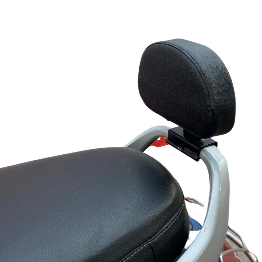 SGTB Heavy Seat Adjustable Activa Scooty Back Rest, Black